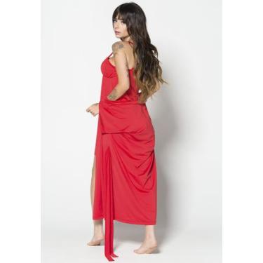 Imagem de Camisola Romantic Renda Amamentação com Robe Gestante Maternidade Pós 