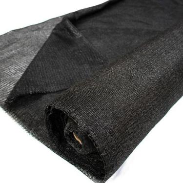 Imagem de Tela Sombrite Raschel 80% 12x23m Preta Para Proteção e Sombreamento de
