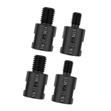 Imagem de WeiLaiKeQi 4x Adaptadores de Esmerilhadeira Angular Conector de Esmerilhadeira Angular 5/8 polegadas Fêmea para M10 M14 Roscas Macho Haste de Conversão
