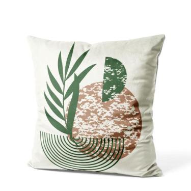Imagem de Almofada western Estampada 40x40cm Palmeira verde - FASTLAR