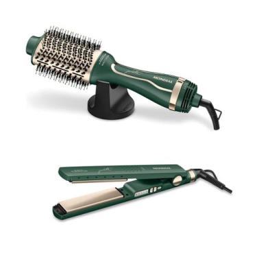 Imagem de Kit Mondial 2 em 1 Prancha P-JU-02 e Escova Secadora de cabelo ES-JU-0