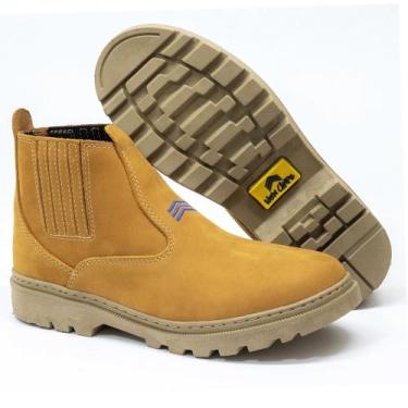 Imagem de Bota Botina Masculina New Couro Legítimo Agriculture Sola Costurada - 
