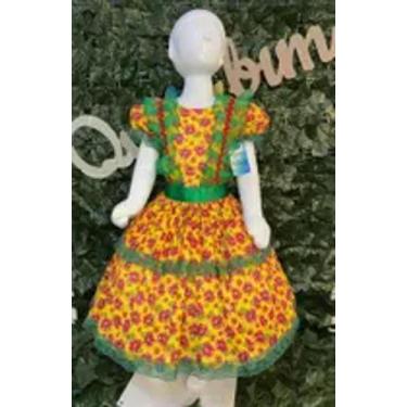 Imagem de Vestido infantil junino maria bonita mb 0078 - QUERUBIM, 06