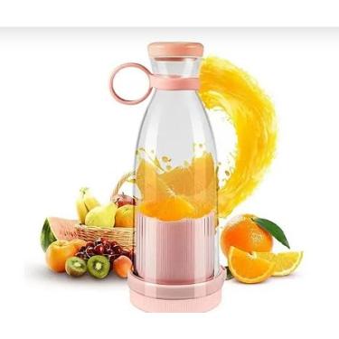 Imagem de Mini Juicer Portátil com Alça Liquidificador 400 ML