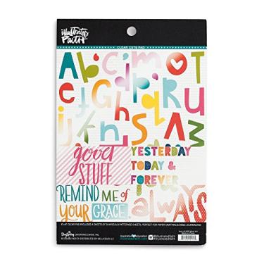 Imagem de Illustrated Faith - Bloco de moda transparente - Alfabeto