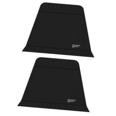 Imagem de kowaku 2 peças dossel tenda paredes laterais dossel paredes da barraca abrigo parede oxford pano popup dossel paredes laterais para pátio ao ar livre pérgula, Preto