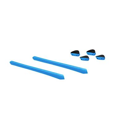 Imagem de Betterun Peças de almofadas de nariz de substituição azul claro kits de borracha para Oakley Crosslink Zero