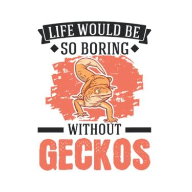 Imagem de Gecko Tagesplaner: Life would be so boring without Geckos/Kalender 2023 & 2024 / Wochenplaner Tagesplaner Planer/Planungsbuch To-Do-Liste / 6x9 Zoll / 100 ausfüllbare Seiten