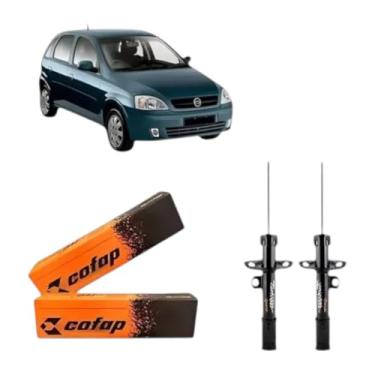 Imagem de Par Amortecedor Dianteiro Corsa Hatch Joy Maxx Premium 2002 A 2012 Cofap
