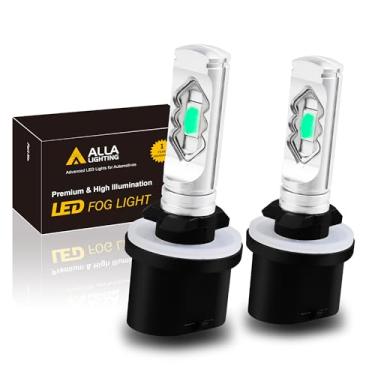 Imagem de Alla Lighting Lâmpadas de neblina de LED 3800lm 899 880 Xtreme super brilhante 892 880 lâmpada de LED ETI 56-SMD LED 880 para carros de motocicleta, caminhões, SUV, faróis de neblina DRL, 8000K azul gelo