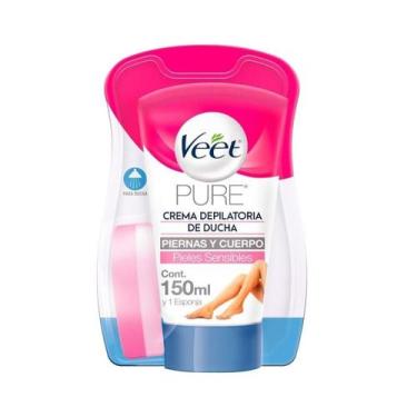 Imagem de Creme Depilatório Para Banho Veet Pure & Fresh 150Ml