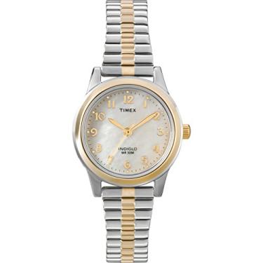 Imagem de Timex Relógio feminino Essex Ave 25 mm, Dois tons/madrepérola, NO SIZE, Timex Relógio feminino Essex Avenue 25 mm