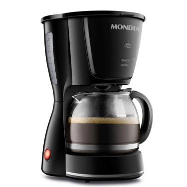 Imagem de Cafeteira Eletrica 18 Xicaras 550W Mondial Luxx BLack 220V