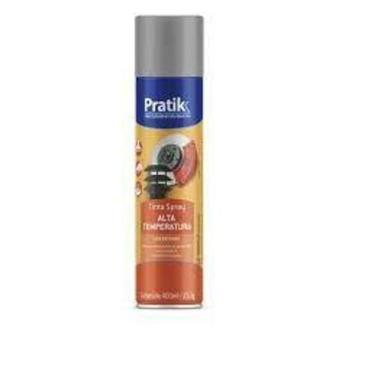 Imagem de Tinta spray pratik alta temperatura aluminio 400ml