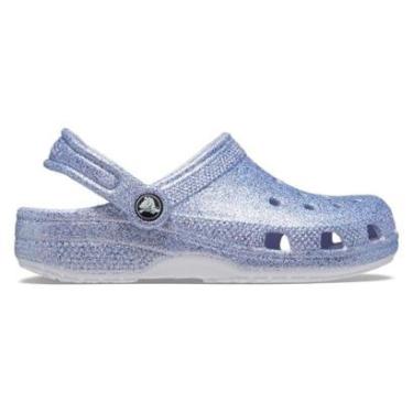 Imagem de Sandália crocs classic clog glitter infantil frosted glitter-Feminino