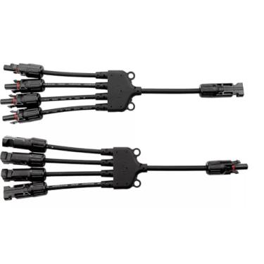 Imagem de Conector Mc4y 4 Vias Energia Solar Cabo Flexivel - Hentzy