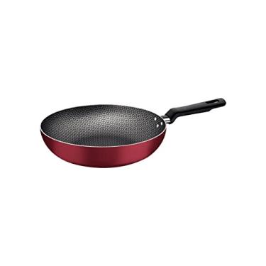 Imagem de Frigideira Funda Tramontina Paris em Alumínio com Revestimento Interno e Externo em Antiaderente Starflon Max Vermelho 24 cm 2,2 L