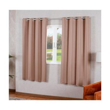 Imagem de Cortina Blackout Em Tecido 3m Blecaute Bloqueia Corta Veda Luz Retem o