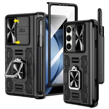 Imagem de Capa VEGO para Samsung Galaxy Z Fold 5 - Com Suporte para S Pen Preta