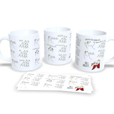 Imagem de Caneca Queen Branca de Porcelana Personalizada Musical Engraçada (Queen 2)