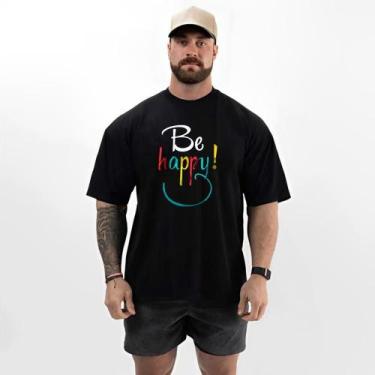 Imagem de Camiseta Masculina Oversized Estilo Fitness Academia Casual - Épico, P