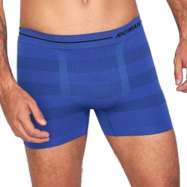 Imagem de Kit 2 Cueca Boxer Rio Man Masculina Poliamida - DEL RIO, Azul, G