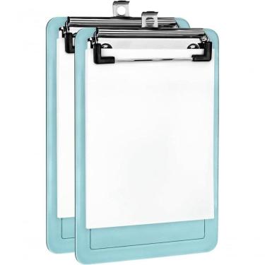 Imagem de Kit 2 Mini Prancheta 12 Cm X 18,5cm E Bloco De Anotações De 50 Fl - Cabem Em Bolsos E Bolsas Acrimet 155 Verde