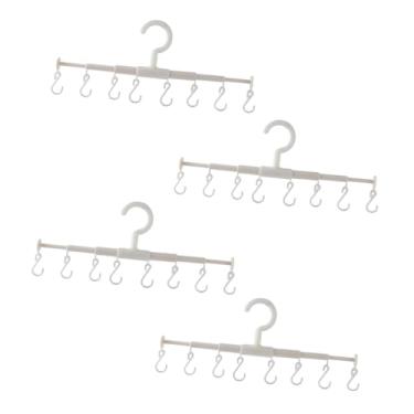 Imagem de Ioensy 4pcs BRA HANGER RECURSO PENDIDO RACK RACK MULTIFUNCIONAL DO CANHEIRO Organizador Salvando cabide para meias de sutiã Tie de dormitório