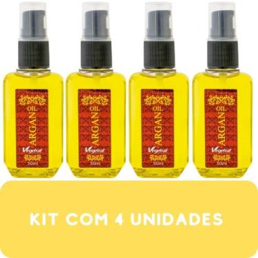 Imagem de Reparador de Pontas Vegetrat Óleo de Argan Frasco 50ml Kit Promocional