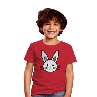 Imagem de Blusa camisa camiseta infantil Juvenil Menino Menina pascoa coelho est
