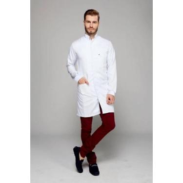 Imagem de Jaleco Masculino Basic - Branco - Dra Cherie, M