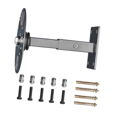 Imagem de simhoa As jantes de pneus de carro exibem o rack de 360 ​​graus prateleira de armazenamento de armazenamento de automóveis versátil suporte, 18 Cm