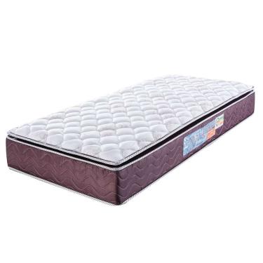 Imagem de Colchão Solteiro de Espuma D40 Classic Alto Suporte (20x108x198) Marrom e Bege