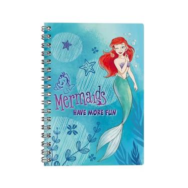 Imagem de Caderno Universitário Capa Dura 1 Matéria Disney Ariel - School Basics