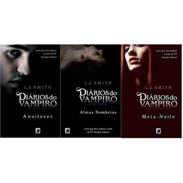 Imagem de Kit 3 livros Diários do vampiro O retorno anoitecer + almas sombrias + meia-noite