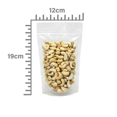 Imagem de Saco Stand Up Pouch 12x19+3 Transparente Fecho Zip - Aster, 1000