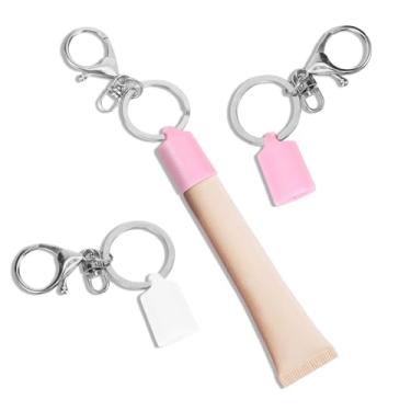 Imagem de Xyulaan 2 peças de boné de chaveiro para sextas-feiras de verão, capa de substituição de protetor labial, acessório para protetor labial de sexta-feira de verão (apenas boné), Branco, rosa