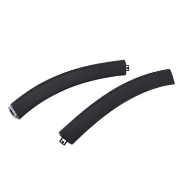 Imagem de LesNau 2 peças de acabamento de enchimento de para-choque dianteiro preto lado esquerdo e direito 71103-SWA-000 serve para Honda CR-V 2007-2011 substituir 71108-SWA-00,12735300