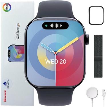 Imagem de Smartwatch W99 Pro Bazik Ultra 45mm NFC Amoled GPS com 2 pulseiras Exc