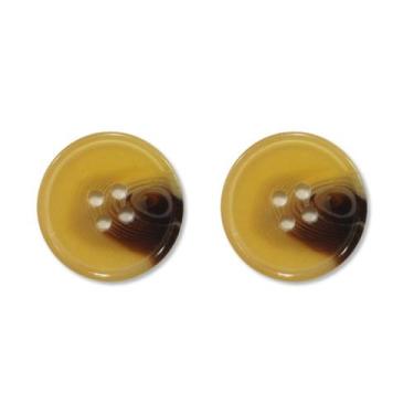 Imagem de Botão Tartaruga 21mm 2 ou 4 Furos Para Casacos Blazer Roupa - 50 peças