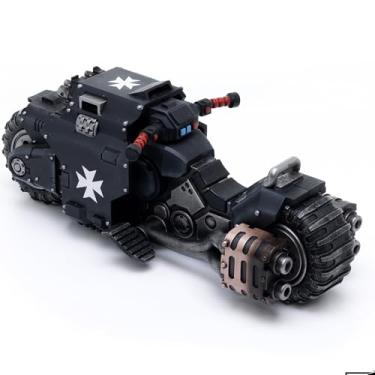 Imagem de JOYTOY Action Figure 1/18 Warhammer 40,000 Space Marines Black Templars Outriders Collection Model Birthday Gifts