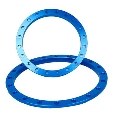 Imagem de BeaxTurbo Racing Upgrade Parts CNC Aluminum Inner Outer beadlock Ring for Proline Badlands MX43 Wheel (Blue)