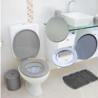 Imagem de Assento Sanitário Universal com Parafusos Tampa de Privada Bacia Deca 