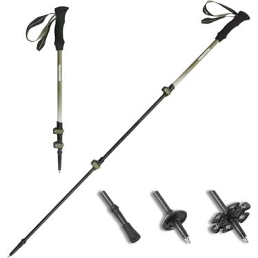 Imagem de Bastões de caminhada Naturehike de fibra de carbono 3K - Bastões dobráveis e telescópicos de caminhada ultraleves de 3 seções para mulheres e homens, bastões de caminhada, viagem, mochilão