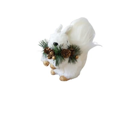 Imagem de Esquilo Pele Branco 20cm