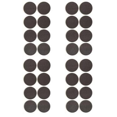 Imagem de Furnigear Protetores Antiderrapantes Para Móveis - Pés De Cadeira Borracha Autoadesivos Pisos Madeira Pernas Mesa, 32 Peças, 1-1/2" Redondo