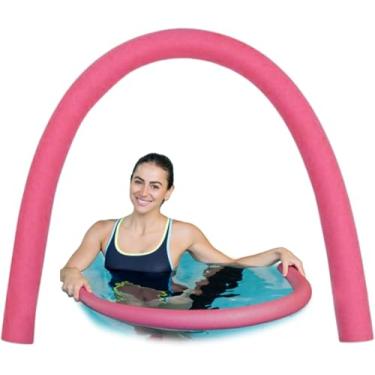 Imagem de Macarrão de piscina de espuma sólida de 6 x 152 cm, macarrão de espuma leve para crianças, macarrão flutuante para piscina. (A)