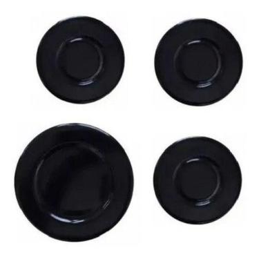 Imagem de Kit Espalhador Tampa Capa Peças Fogão Fischer 4 Bocas - Jangada