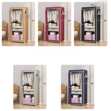 Imagem de Guarda Roupa Dobrável Organizador De Roupas Com Ziper Multifuncional(PEQUENO - ALEATORIO)