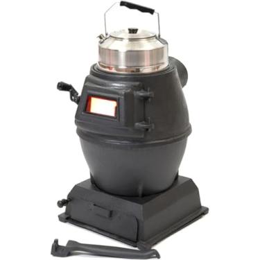 Imagem de Fogão, Forno A Lenha, Fogo De Carbono De Ferro Fundido Puro, Fogão A Lenha, Janela De Vista, Fogão De Acampamento Para Barraca, Interior, Villa, Aquecimento E Cozimento